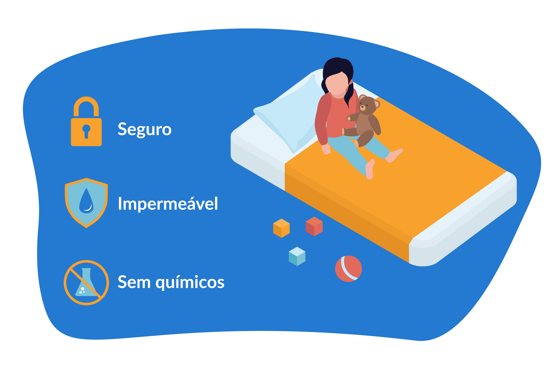 protetor de colchão para crianças